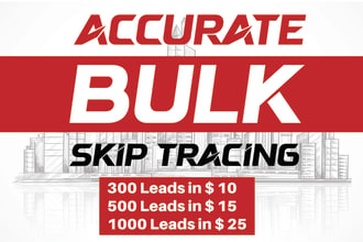 do verified, accurate bulk skip tracing