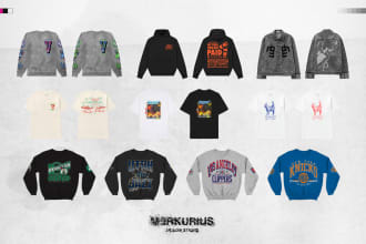 create vintage, streetwear or luxury design for your brand