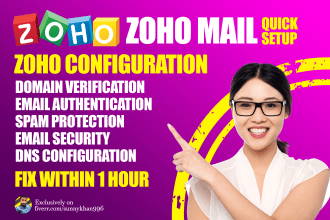 setup free zoho email for your business in 1 hour
