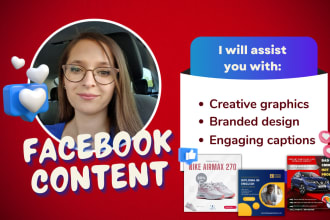 design creative and attractive facebook content