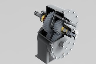 make a 3d cad model and 2d drawing
