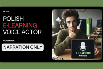 record natural, authentic polish elearning narration