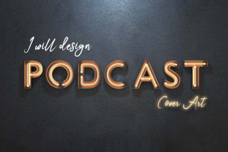 design a professional podcast cover art
