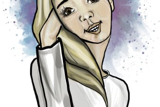 draw a cardboard avatar with your face in one day