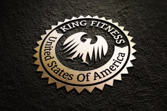 design vintage stamp badge and seal logo in 12 hours