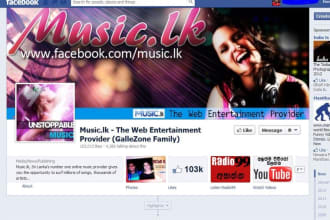 creat facebook pages with cover image made in my own