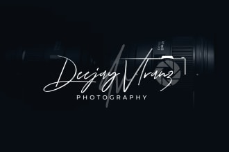 design best professional photography logo or signature