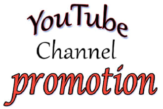 do youtube channel and video promotion