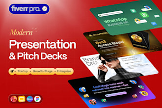 do powerpoint presentation design and investor pitch deck