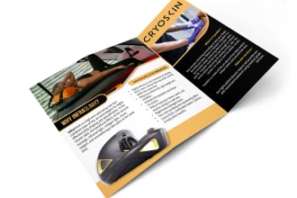 do trifold brochure and bifold brochure design, flyer design