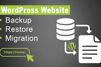 immediate migrate, transfer, backup, move, or restore
