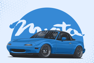 make awesome cartoon cars and automotive illustration art