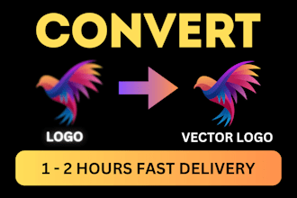 transform your logo or image to high quality vector art