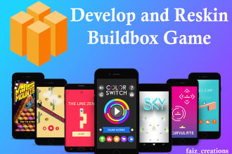 develop and reskin hyper casual games in buildbox for ios and android nft