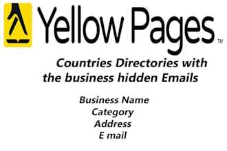 scraped yellow pages email list address and contact fast