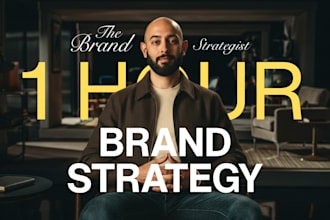 consult you on your brand strategy and branding