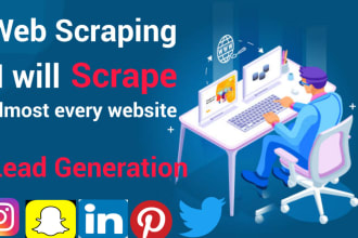 scrape data, collect address, contacts, emails, company name