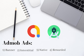 do admob and facebook ads integration banner, interstitial in your android app