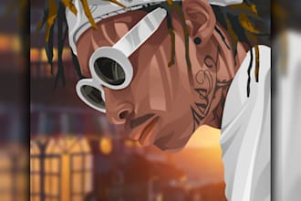 draw a super details cartoon from your photo