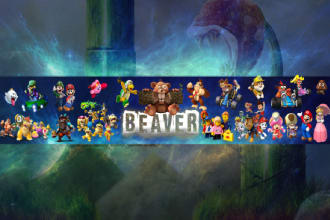 design a awesome youtube banner