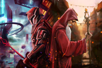 draw professional  concept art and character illustration