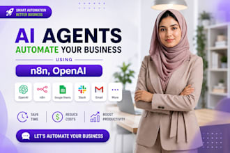 build ai agents and business automation using n8n and openai