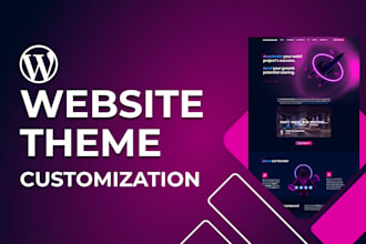 do wordpress theme, plugin customization or website speed optimization
