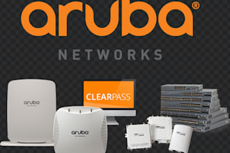 teach and solve problem related to aruba wireless
