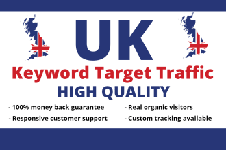 drive keyword target UK website traffic