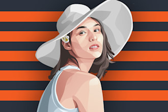 draw amazing cartoon portrait from your photo