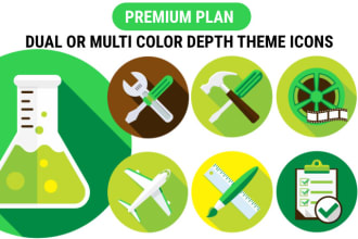 create unique vector icon designs