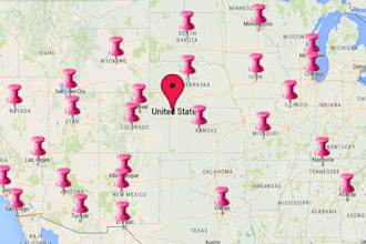 manually make 9000 google map citations for local SEO