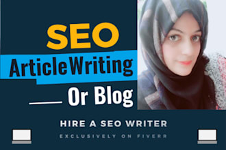 do SEO article writing and website content