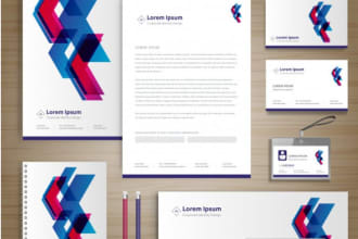 design business card , letterhead and stationary items