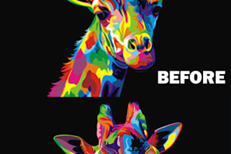 trace or convert an image into a vector