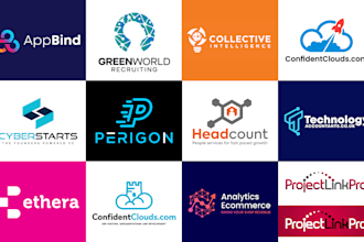 do tech crypto security and technology logo design for your brand or website