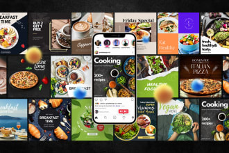 create facebook cover, banner ads, instagram post design