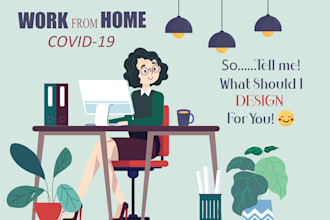 design flat illustration and flat vector art for you