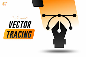 convert vector trace modify alter revamp logo sketch