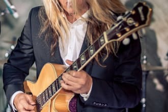 record professional electric and acoustic guitar tracks