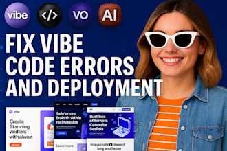 fixing bugs in ai generated websites or apps and deployment