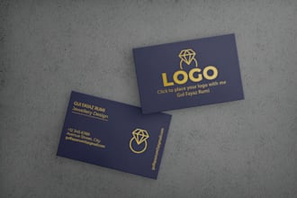 design minimal and elegant business cards