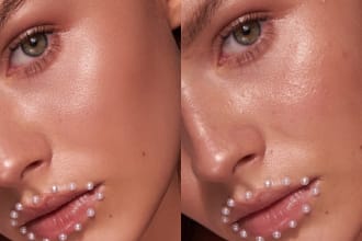 retouch beauty, high end, fashion portrait, photo retouching