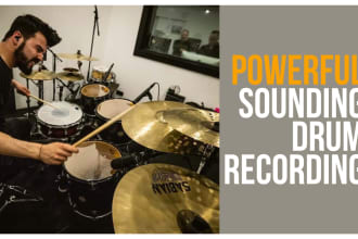 record professional acoustic drums