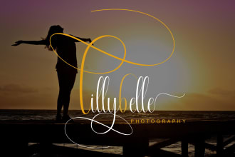 design a beautiful signature logo for you