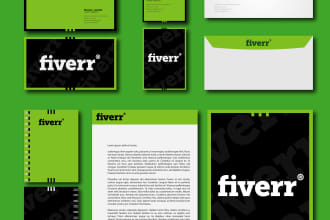 design print ready stationery set