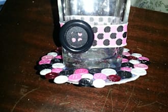 make you a beautiful candle holder from recycled material