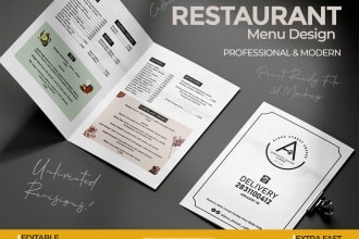 do restaurant menu design, food menu, menu card, menu board