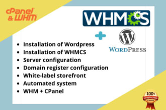 create web hosting provider business whmcs wordpress website