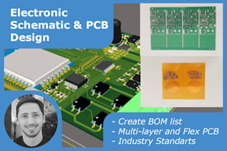 create schematic and pcb design for electronic product